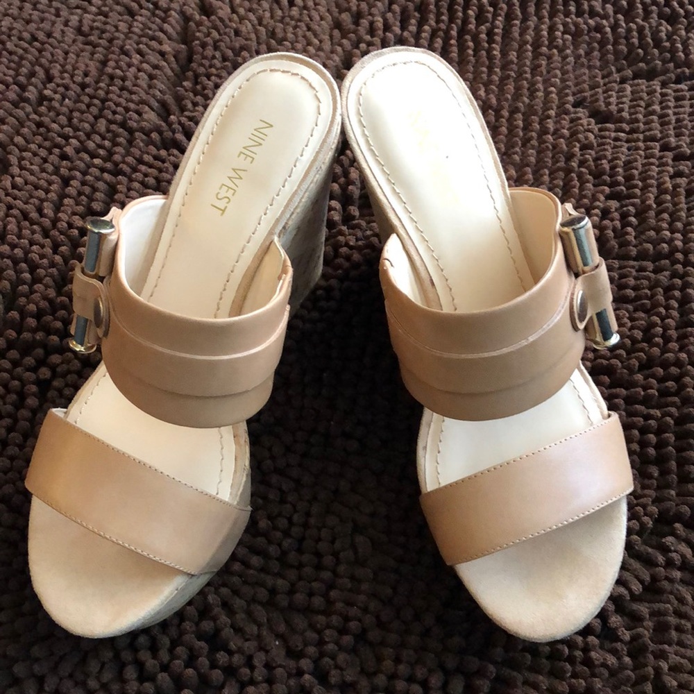New beige  Wedges